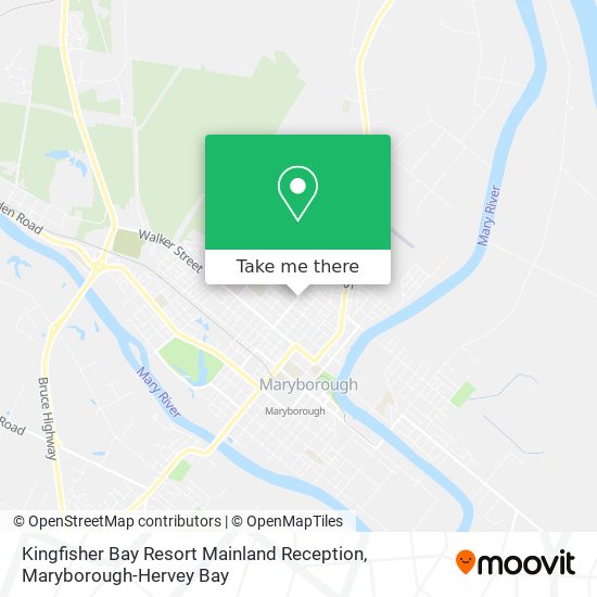 Kingfisher Bay Resort Mainland Reception map