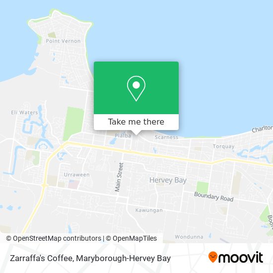 Mapa Zarraffa's Coffee