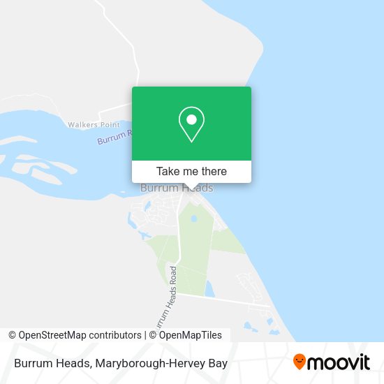 Burrum Heads map