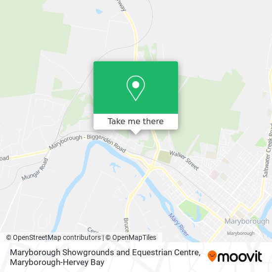 Maryborough Showgrounds and Equestrian Centre map