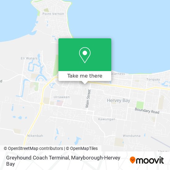 Greyhound Coach Terminal map