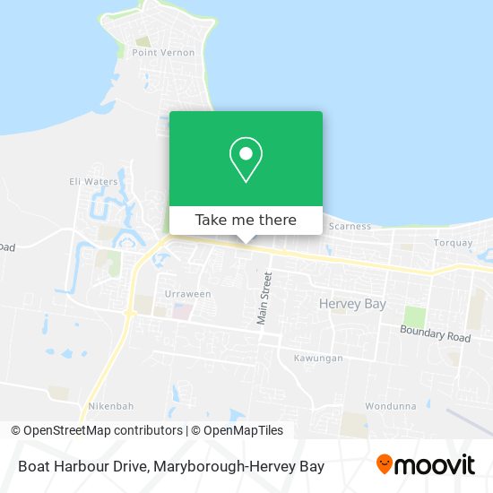 Mapa Boat Harbour Drive