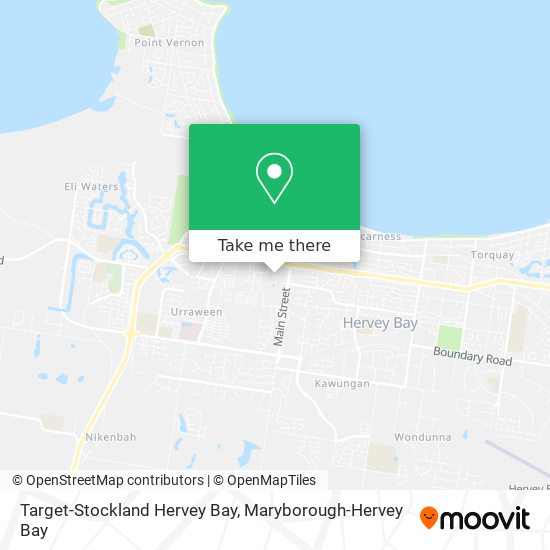 Target-Stockland Hervey Bay map