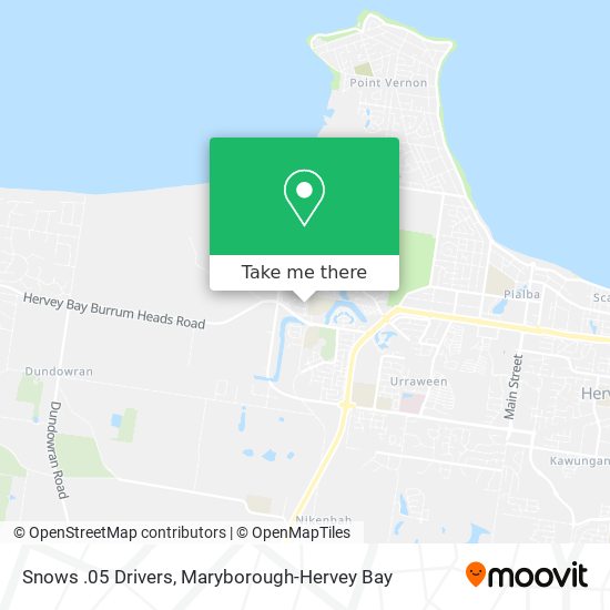 Snows .05 Drivers map