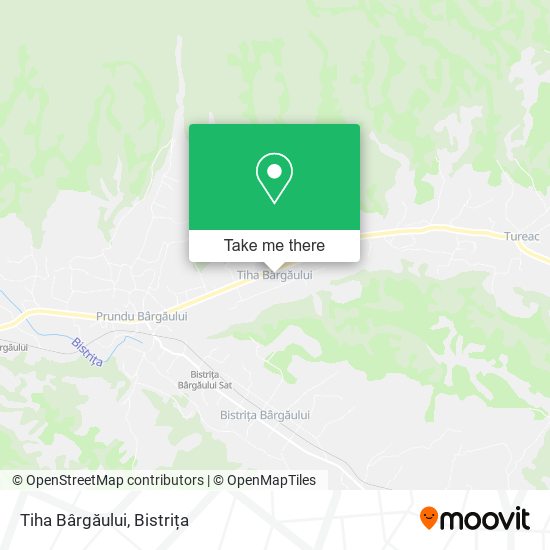 Tiha Bârgăului map