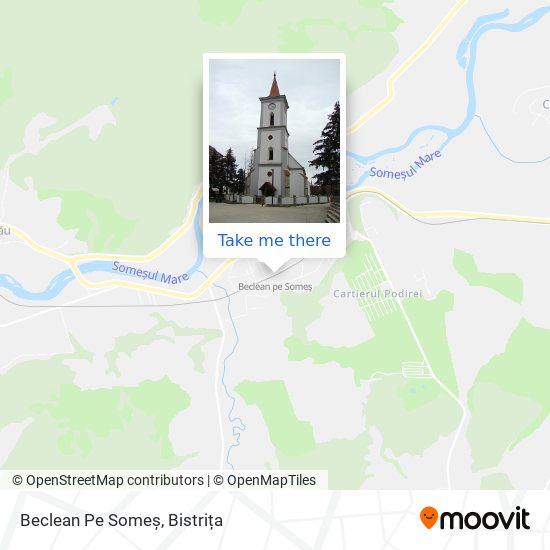 Beclean Pe Someș map