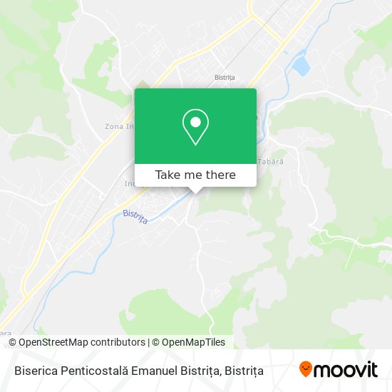 Biserica Penticostală Emanuel Bistrița map