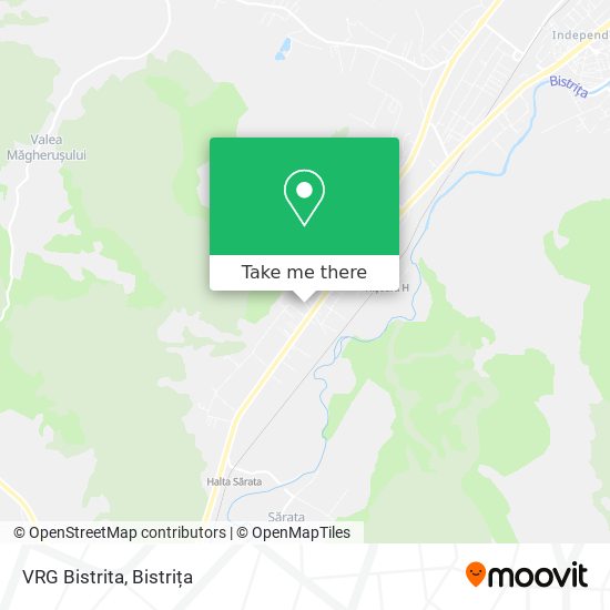 VRG Bistrita map