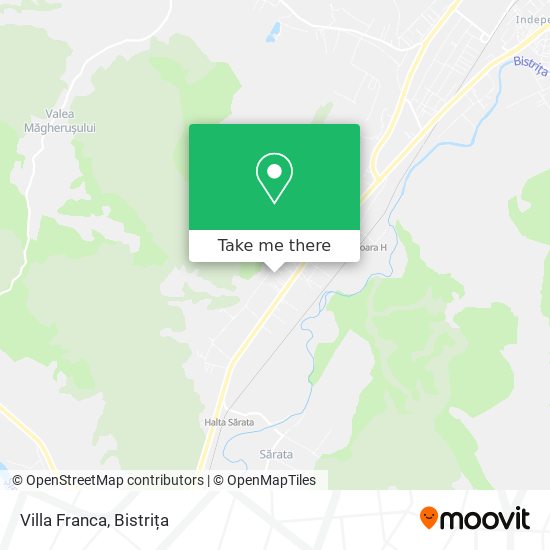 Villa Franca map