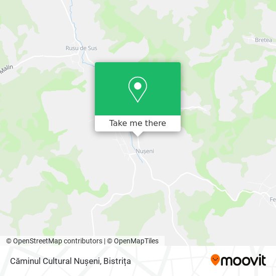 Căminul Cultural Nușeni map
