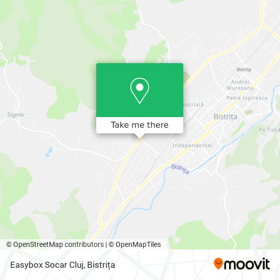 Easybox Socar Cluj map