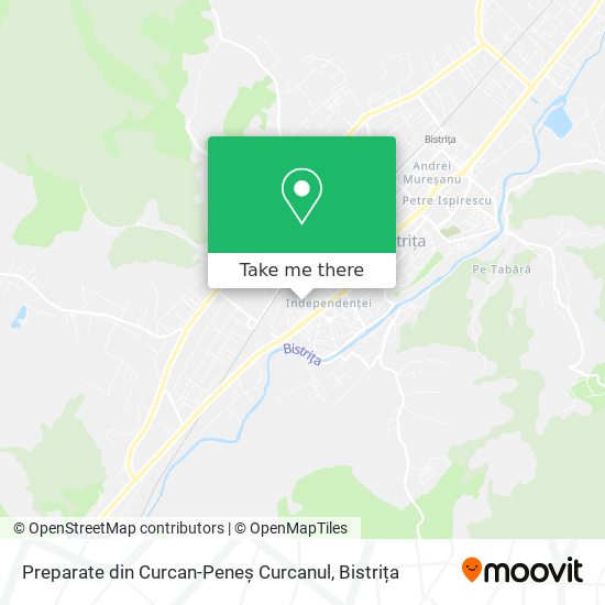 Preparate din Curcan-Peneș Curcanul map