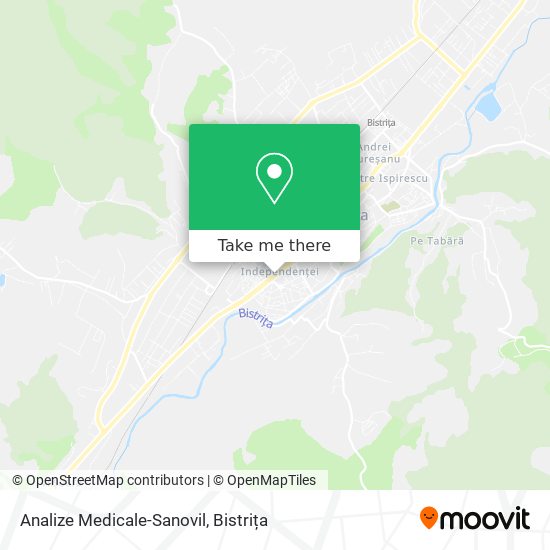 Analize Medicale-Sanovil map