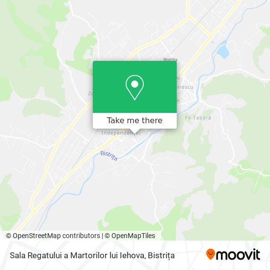 Sala Regatului a Martorilor lui Iehova map