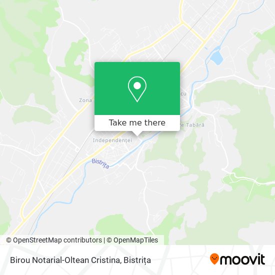 Birou Notarial-Oltean Cristina map