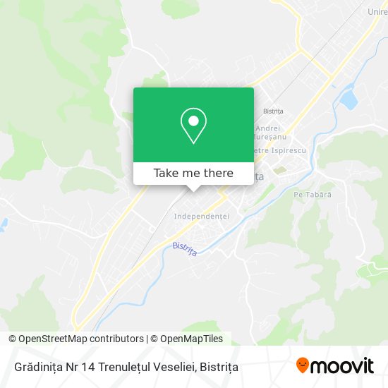 Grădinița Nr 14 Trenulețul Veseliei map