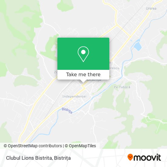 Clubul Lions Bistrita map