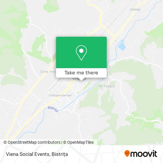 Viena Social Events map