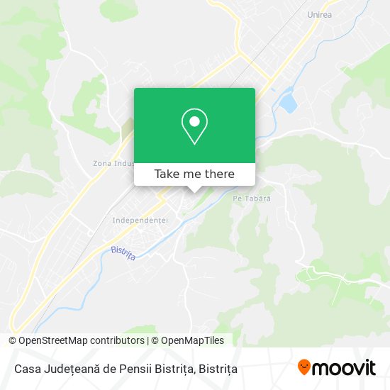 Casa Județeană de Pensii Bistrița map