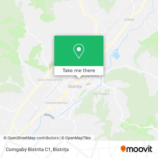 Comgaby Bistrita C1 map