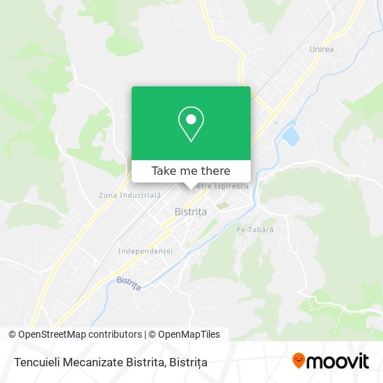 Tencuieli Mecanizate Bistrita map