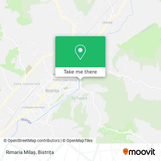 Rimaria Milaș map