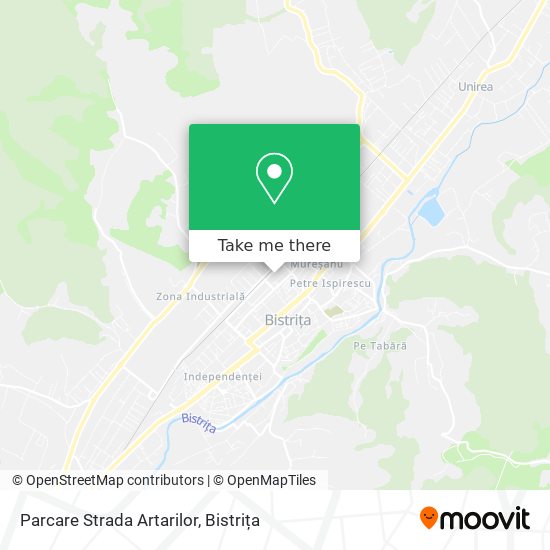Parcare Strada Artarilor map