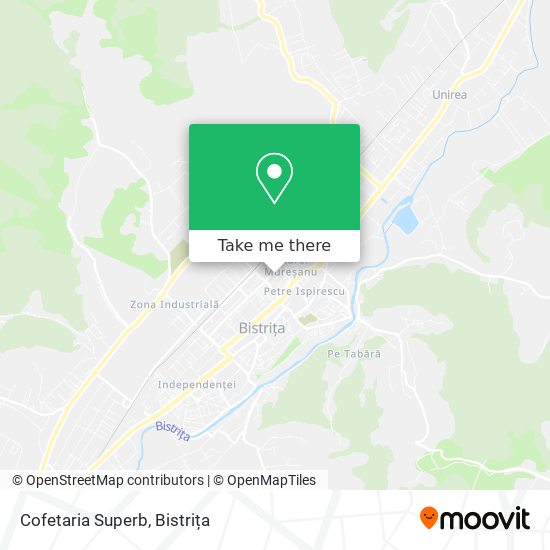 Cofetaria Superb map