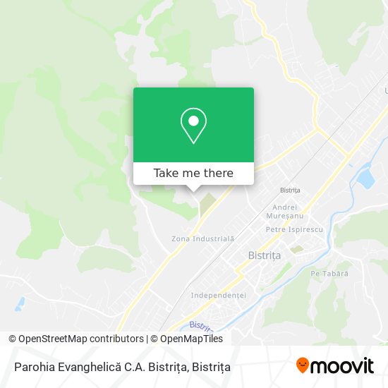 Parohia Evanghelică C.A. Bistrița map