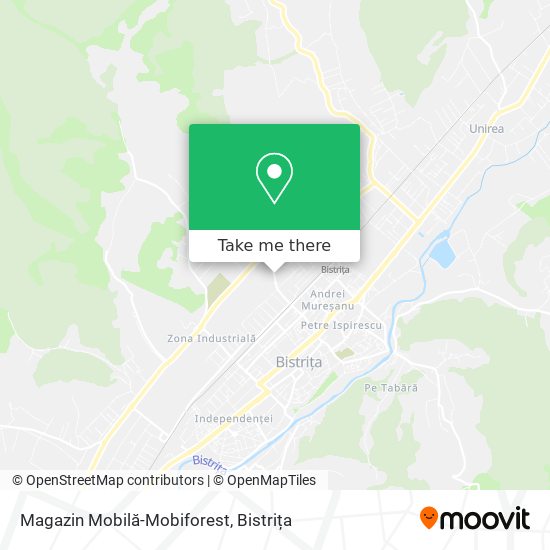 Magazin Mobilă-Mobiforest map