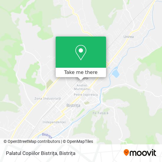 Palatul Copiilor Bistrița map