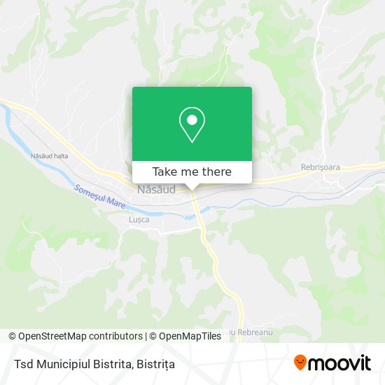 Tsd Municipiul Bistrita map