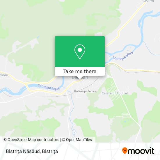Bistriţa Năsăud map