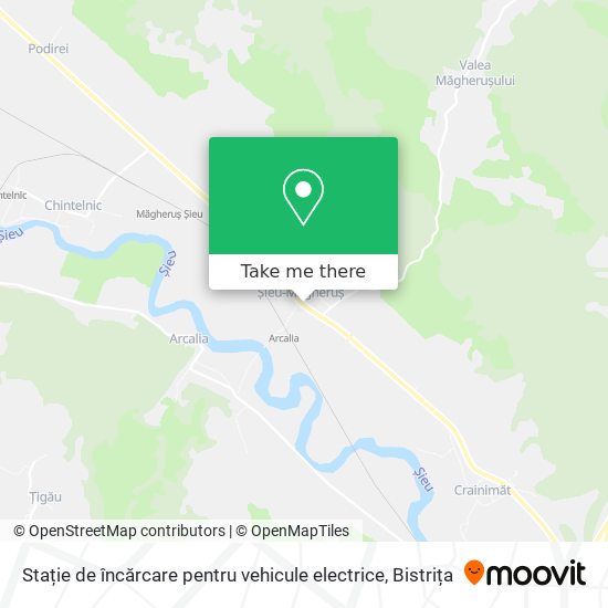 Stație de încărcare pentru vehicule electrice map