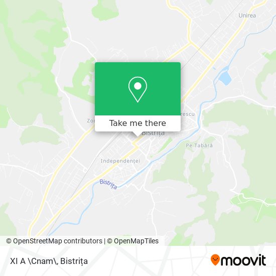 XI A \Cnam\ map