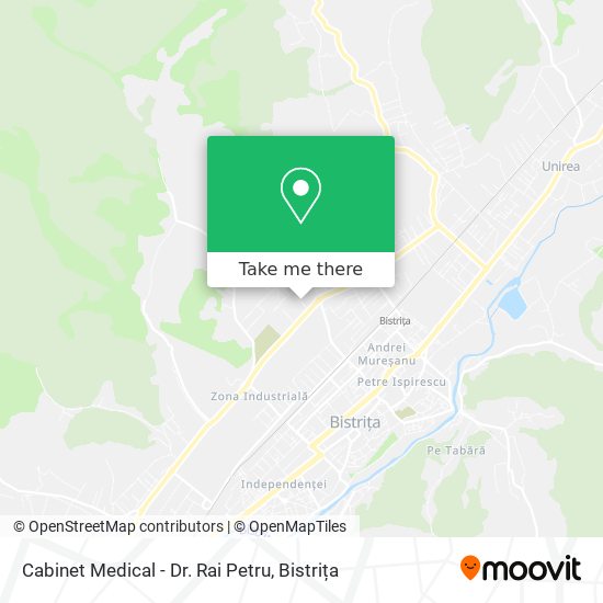 Cabinet Medical - Dr. Rai Petru map