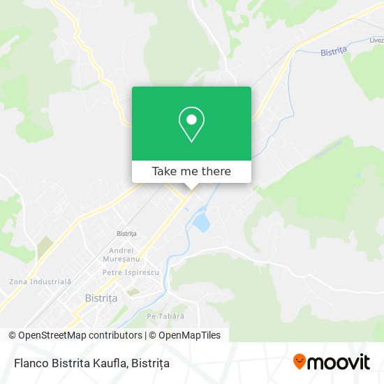 Flanco Bistrita Kaufla map