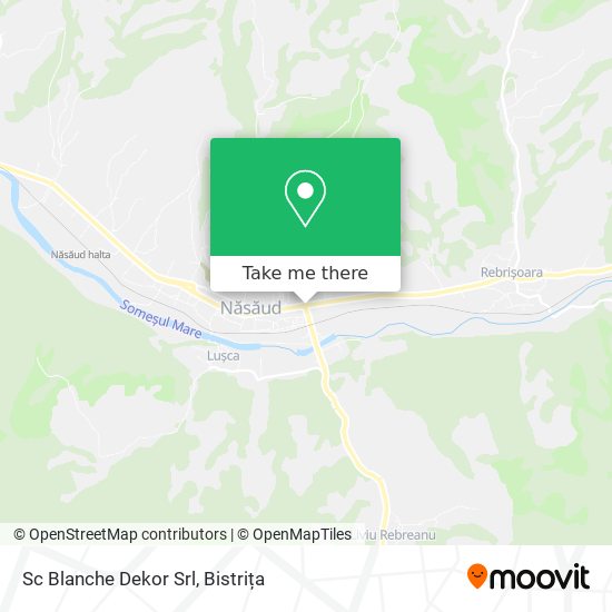 Sc Blanche Dekor Srl map