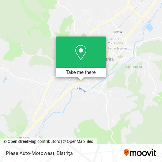 Piese Auto-Motowest map