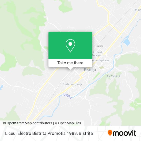 Liceul Electro Bistrita Promotia 1983 map