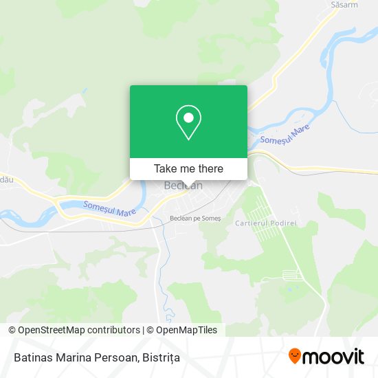 Batinas Marina Persoan map