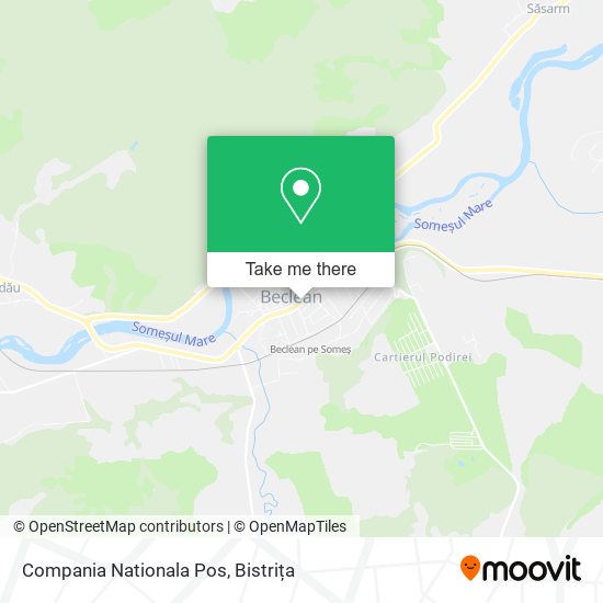 Compania Nationala Pos map