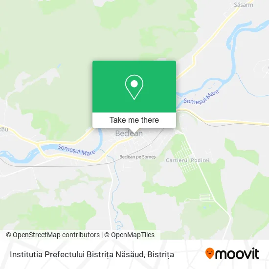 Institutia Prefectului Bistrița Năsăud map
