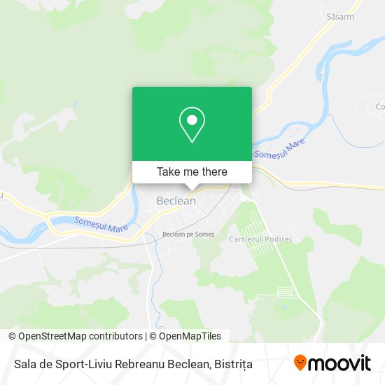 Sala de Sport-Liviu Rebreanu Beclean map