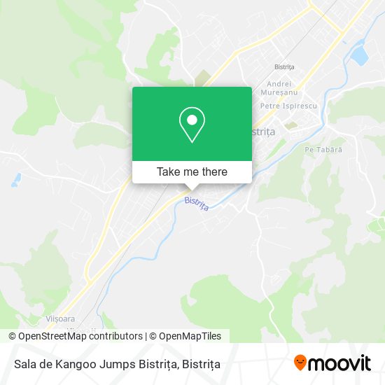 Sala de Kangoo Jumps Bistrița map