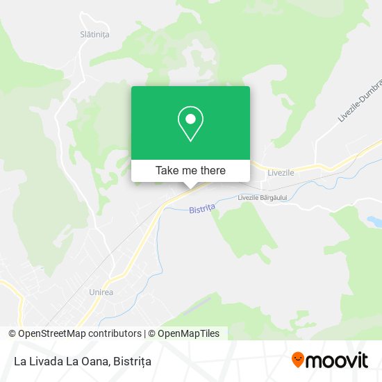 La Livada La Oana map