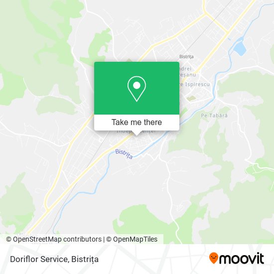 Doriflor Service map