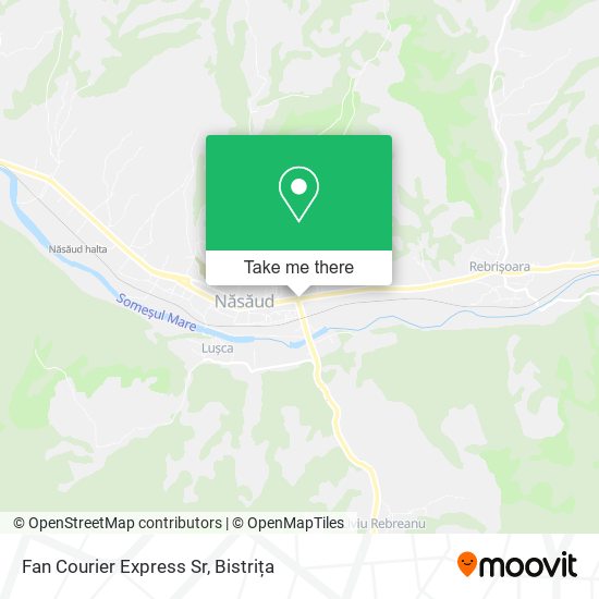Fan Courier Express Sr map