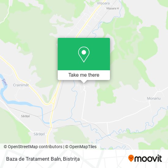 Baza de Tratament Baln map