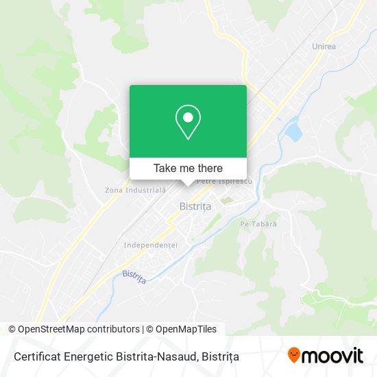 Certificat Energetic Bistrita-Nasaud map